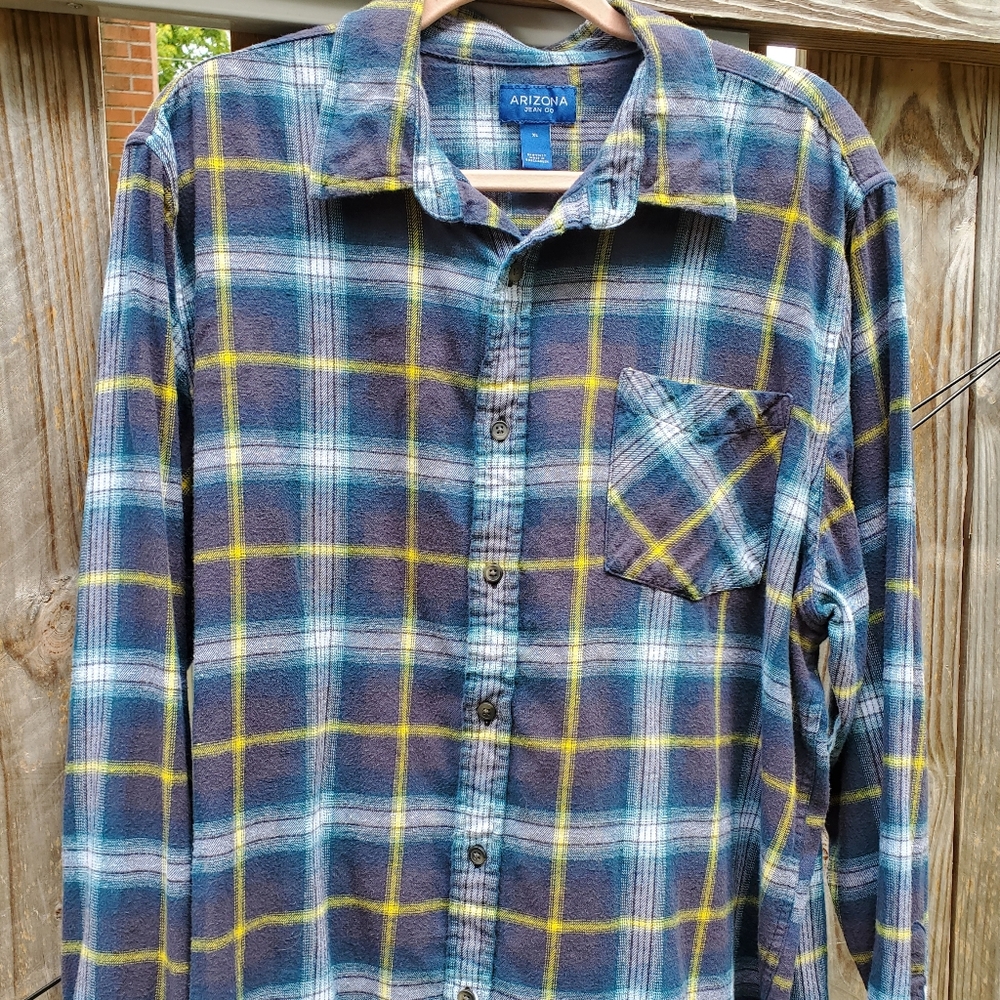 Men's Plaid Cotton Shirt